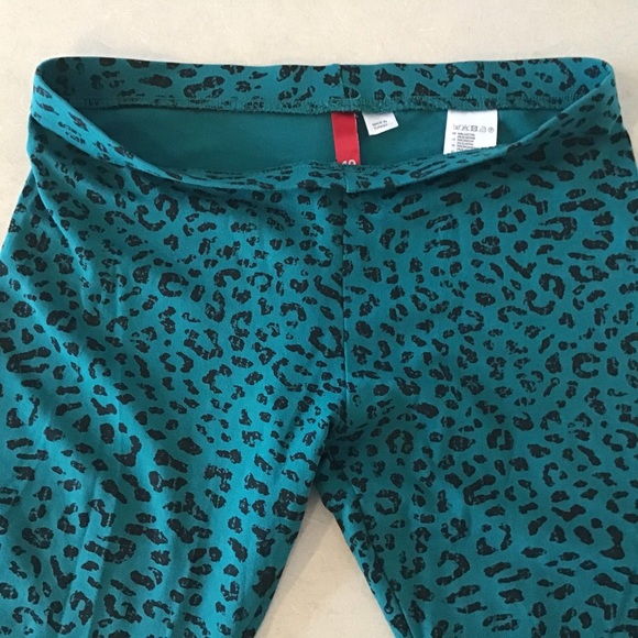 2/$25 Divided H&M Teal Patterned Leggings, 10 - Picture 2 of 15